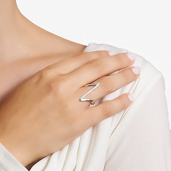 Sparkle Allure Womens Pure Silver Over Brass Band