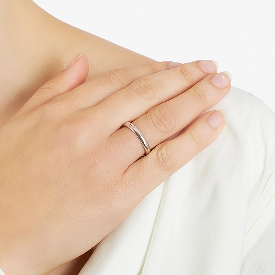 Silver Treasures Sterling Silver Band