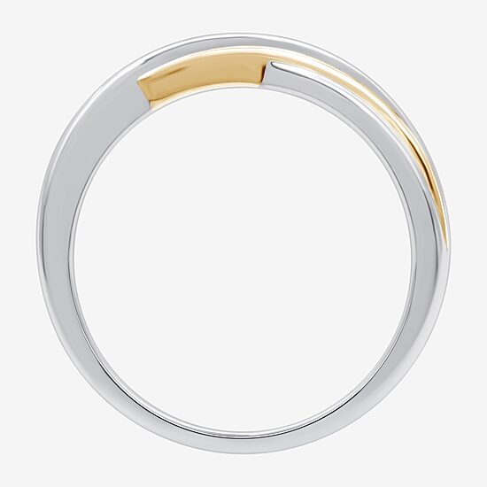 I Said Yes (H-I / I1) Womens 2MM 1/4 CT. T.W. Lab Grown White Diamond 14K Gold Over Silver Sterling Silver Wedding Band