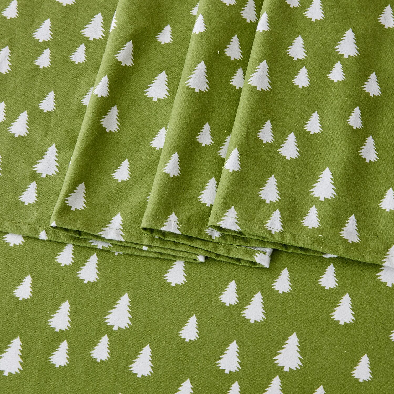 Linery Print Turkish Flannel Sheet Set