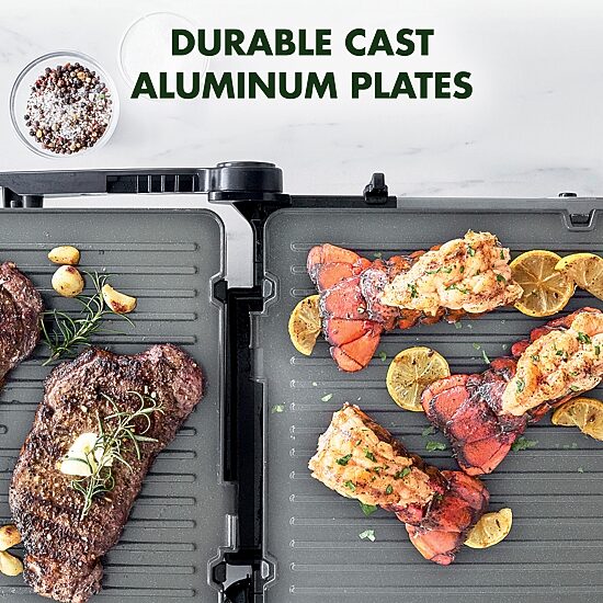 GreenPan Elite 7-in-1 Multi-Function Contact Grill & Griddle, Healthy Ceramic Nonstick