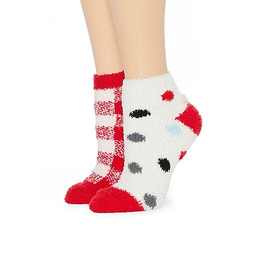 Mixit Cozy Womens 2 Pair Low Cut Socks