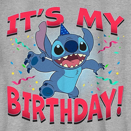 Disney Collection Little & Big Kid Boys Crew Neck Short Sleeve Regular Fit Lilo & Stitch Graphic T-Shirt