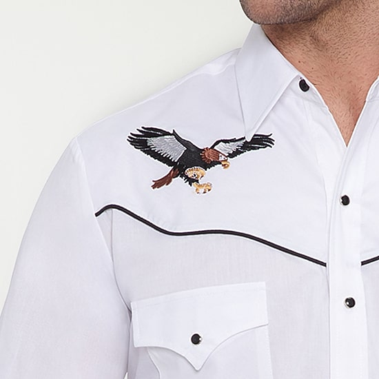 Ely Cattleman Mens Long Sleeve Western Shirt