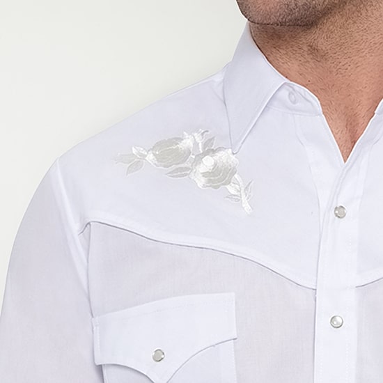 Ely Cattleman Mens Long Sleeve Western Shirt