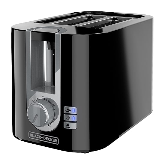 Black+Decker 2-Slice Electric Toaster