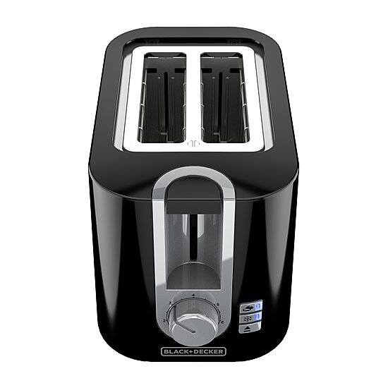 Black+Decker 2-Slice Electric Toaster