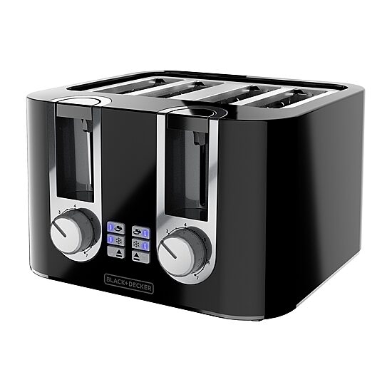 Black+Decker 4-Slice Electric Toaster