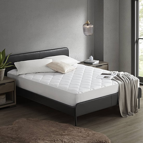 Sharper Image Cooling Touch Down Alternative Mattress Pad