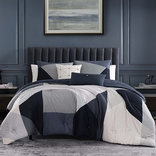Bebejan Geo Fusion 5-pc. Midweight Reversible Comforter Set