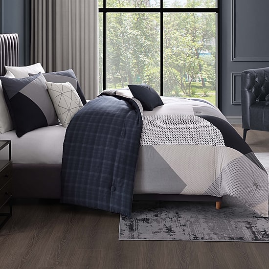 Bebejan Geo Fusion 5-pc. Midweight Reversible Comforter Set