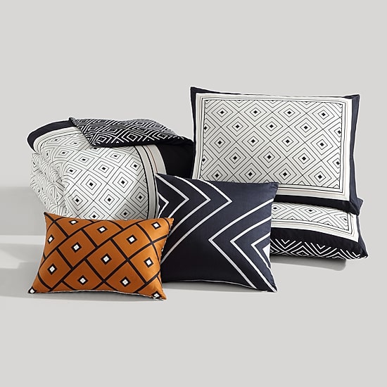 Bebejan Geometric 5-pc. Midweight Reversible Comforter Set