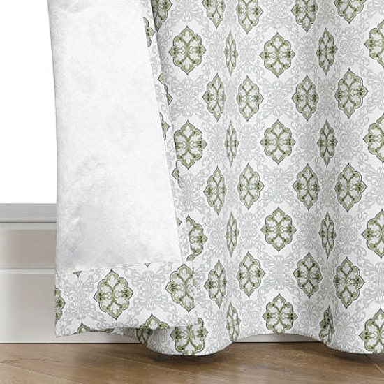 Regal Home Vance Printed Grommet Top Energy Saving Blackout Set of 2 Curtain Panel