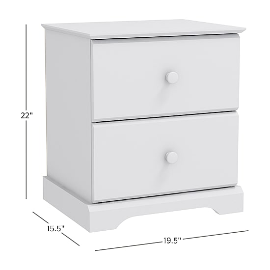 Hillsdale House Campbell 2-Drawer Nightstand