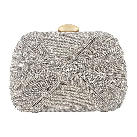 American Glamour Badgley Mischka Twist Clutch