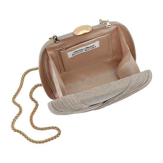 American Glamour Badgley Mischka Twist Clutch