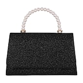American Glamour Badgley Mischka Pearl Top Handle Evening Bag
