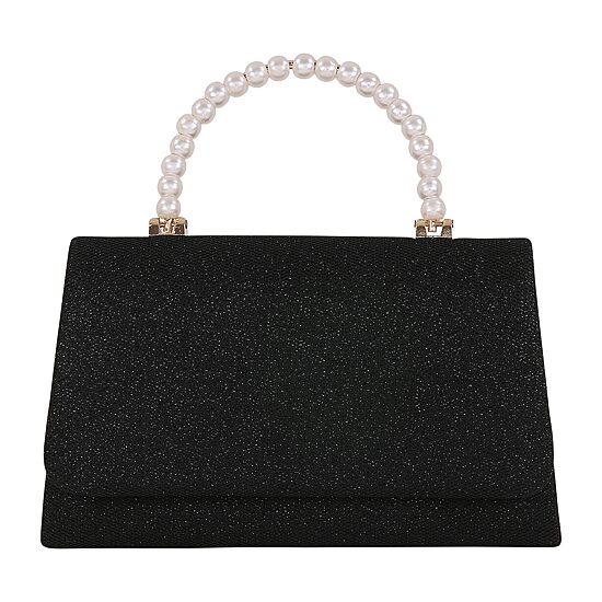 American Glamour Badgley Mischka Pearl Top Handle Evening Bag