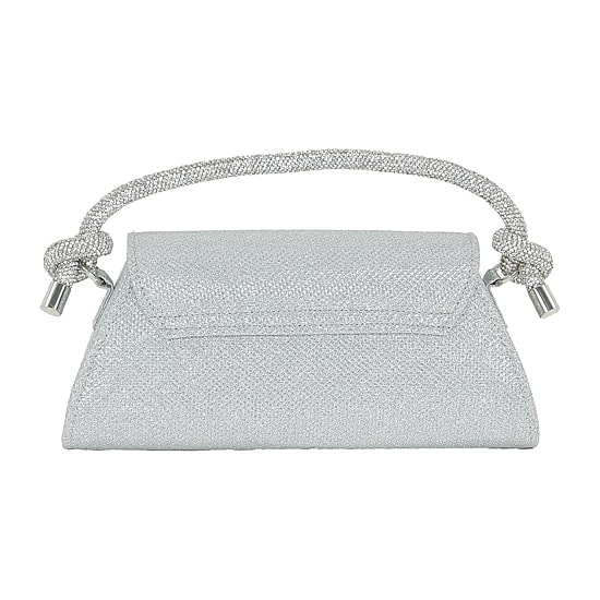 American Glamour Badgley Mischka Crystal Top Handle Evening Bag