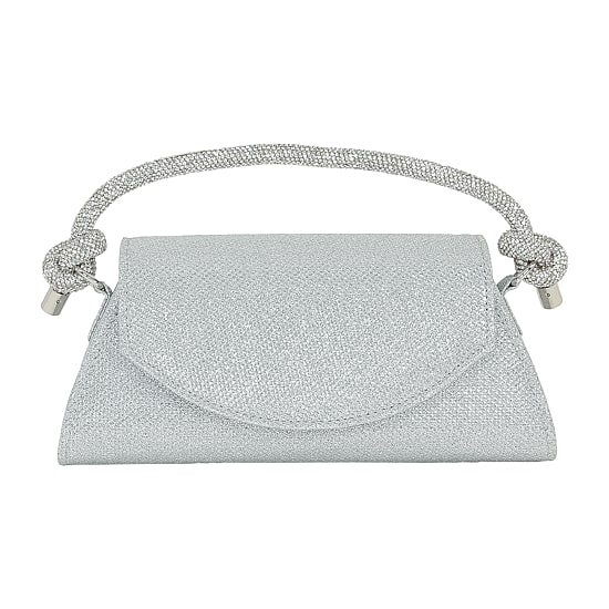 American Glamour Badgley Mischka Crystal Top Handle Evening Bag