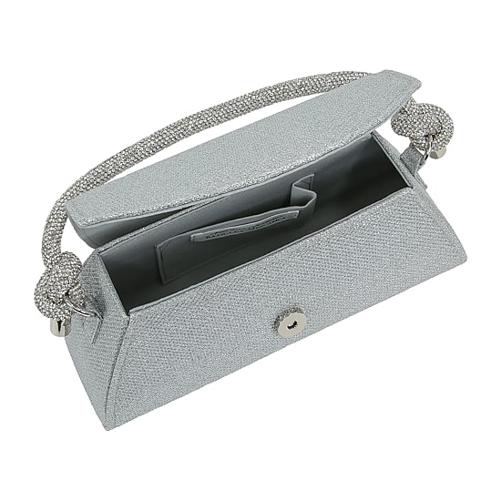 American Glamour Badgley Mischka Crystal Top Handle Evening Bag