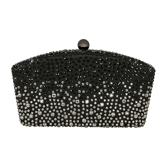 American Glamour Badgley Mischka Ombre Crystal Evening Bag