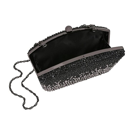 American Glamour Badgley Mischka Ombre Crystal Evening Bag