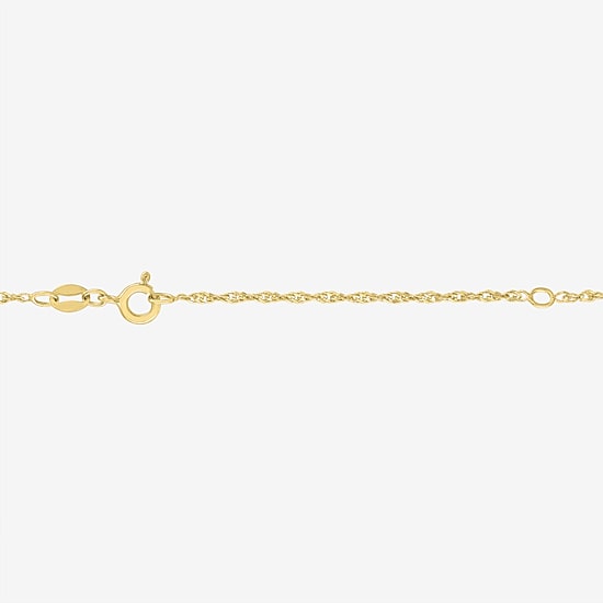 Womens Gemstone 14K Gold Over Silver Pear 18 Inch Pendant Necklace