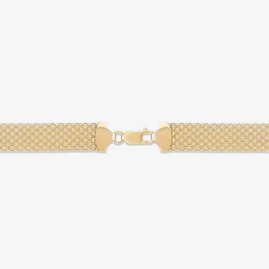 Womens 14K Gold 18 Inch Link Chain Necklace