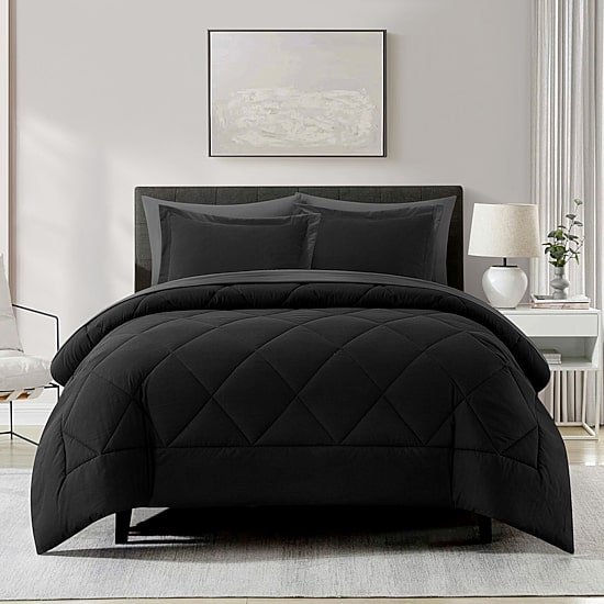 Stratford Park Aniya Geometric Comforter Set Easy Care Comforter Set