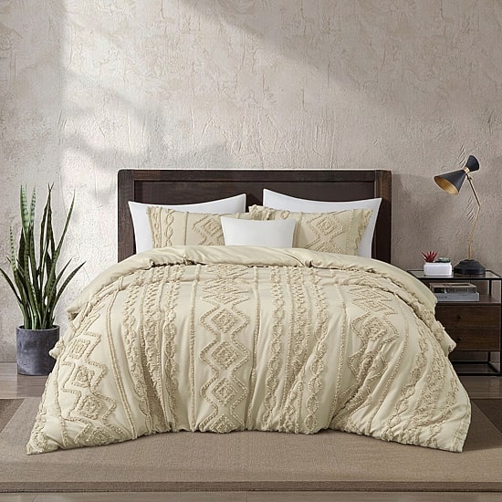 Stratford Park Alluya Geometric Easy Care Comforter Set