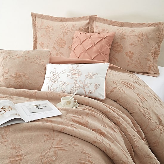 Stratford Park Keila Floral 7-pc. Easy Care Comforter Set