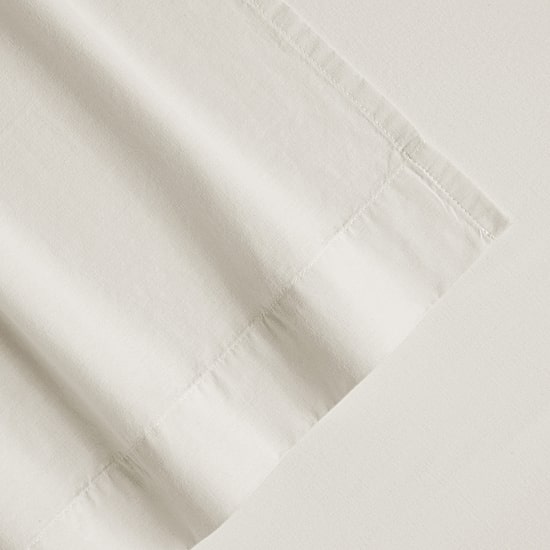 Casual Comfort 100% Cotton Percale Ultra-Soft 4 Piece Sheet Set