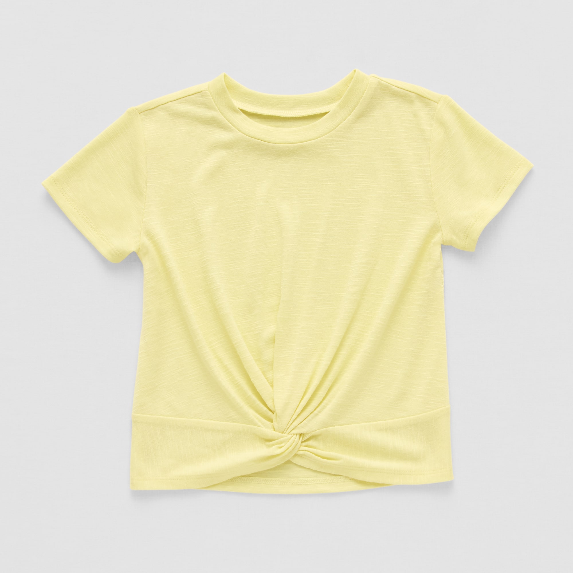 Okie Dokie Toddler & Little Girls Round Neck Short Sleeve T-Shirt