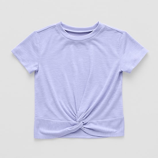 Okie Dokie Toddler & Little Girls Round Neck Short Sleeve T-Shirt