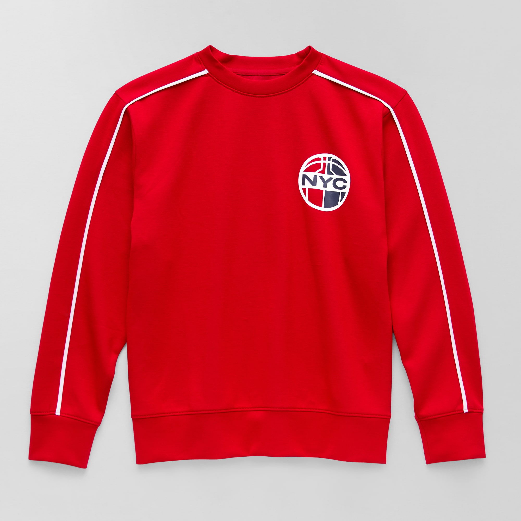 Xersion Double Knit Fleece Little & Big Kid Boys Crew Neck Long Sleeve Sweatshirt