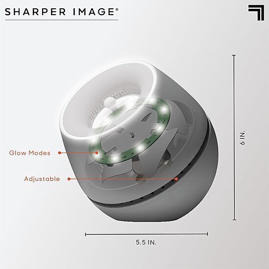 Sharper Image® Sound Soother Wind, White Noise Machine With LED Glow