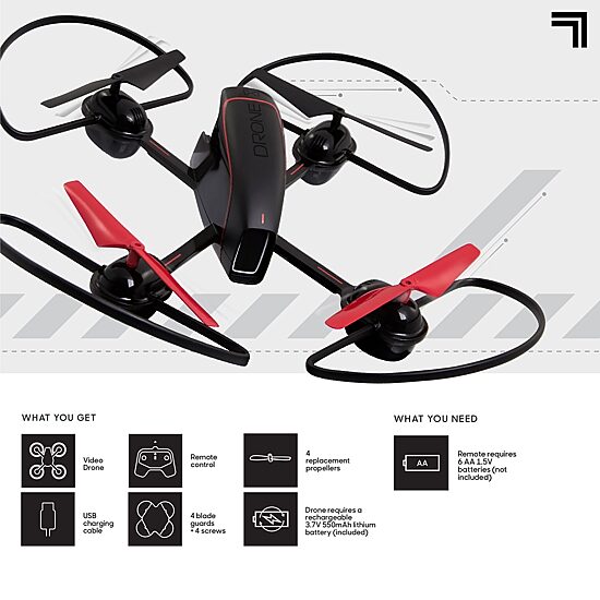 Sharper Image® 10" Mach X Video Drone with Streaming Camera