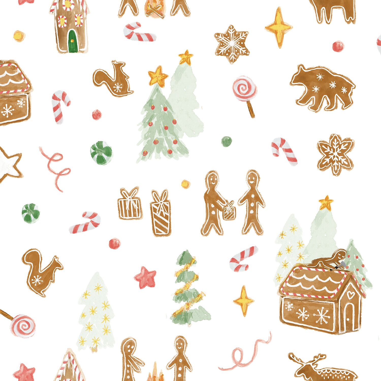 Linery 100% Turkish Cotton Christmas Flannel Sheet Set