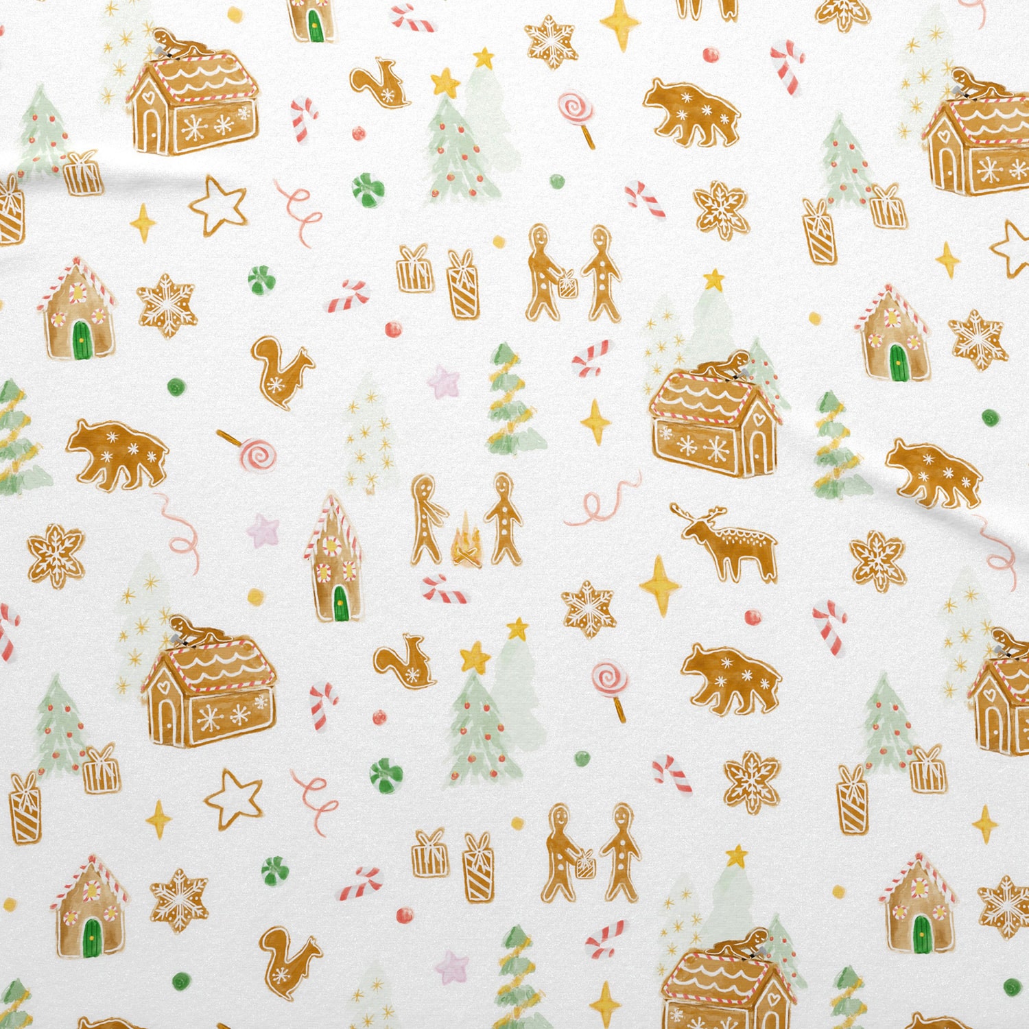 Linery 100% Turkish Cotton Christmas Flannel Sheet Set