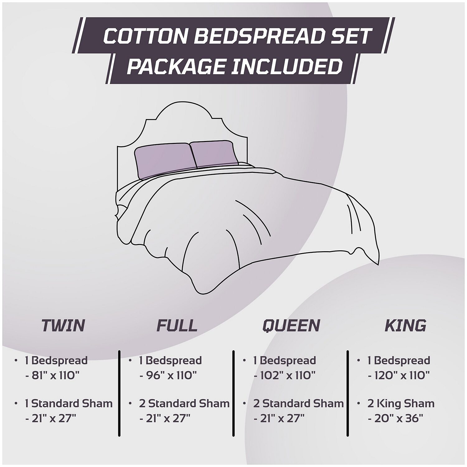 Better Trends Ashton 100% Cotton Chenille Tufted Medallion Pattern Bedspread Set