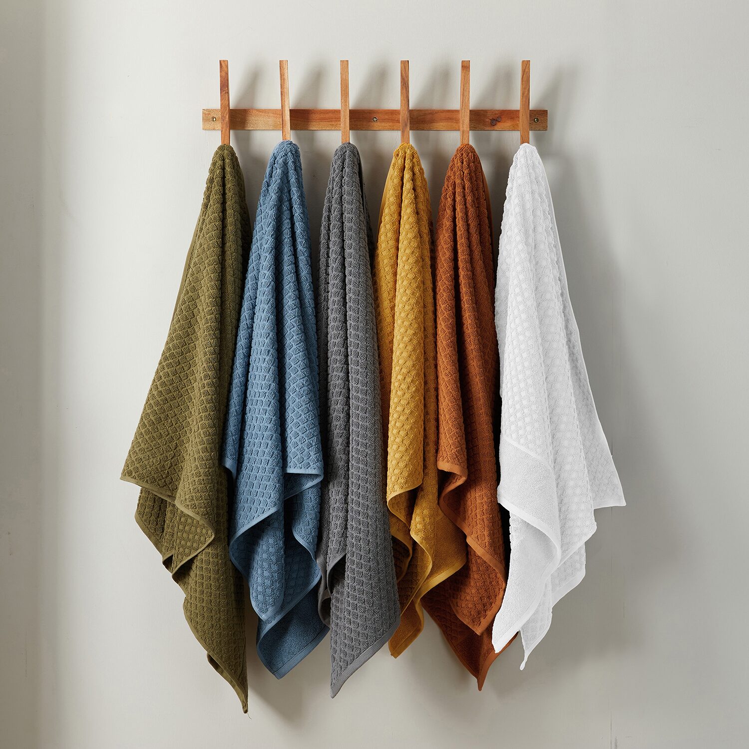 Linery Cotton Waffle Oversized 2-pc. Bath Sheet