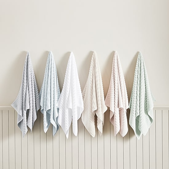 Linery Cotton Textured Oversized 2-pc. Bath Sheet