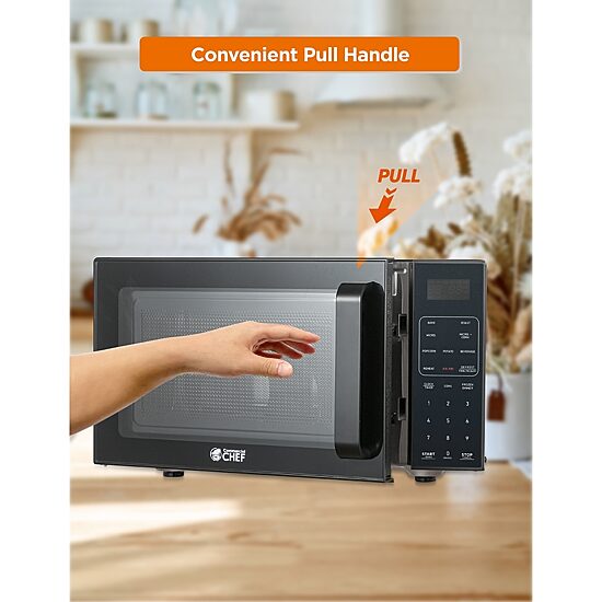 Commercial Chef 0.9 Cu. Ft. Combo Countertop Microwave And 0.9 Cu Ft Air Fryer