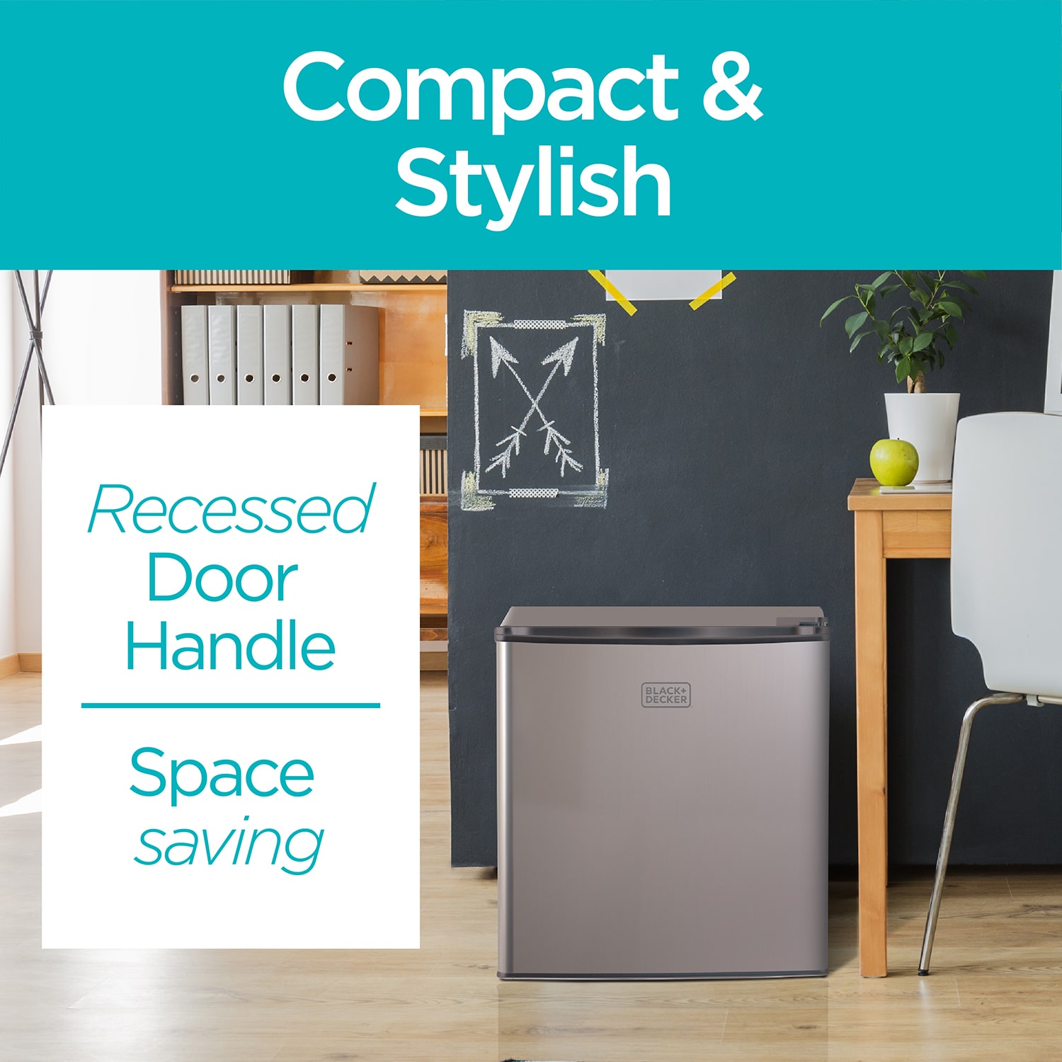 BLACK+DECKER 1.7-Cu. Ft. Compact Refrigerator