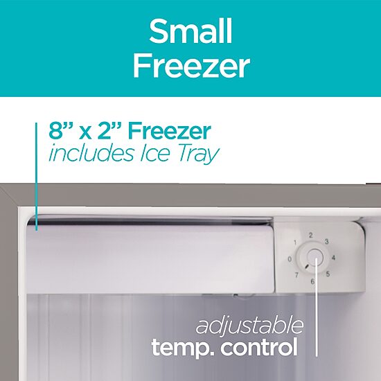 BLACK+DECKER 1.7-Cu. Ft. Compact Refrigerator - Stainless Steel