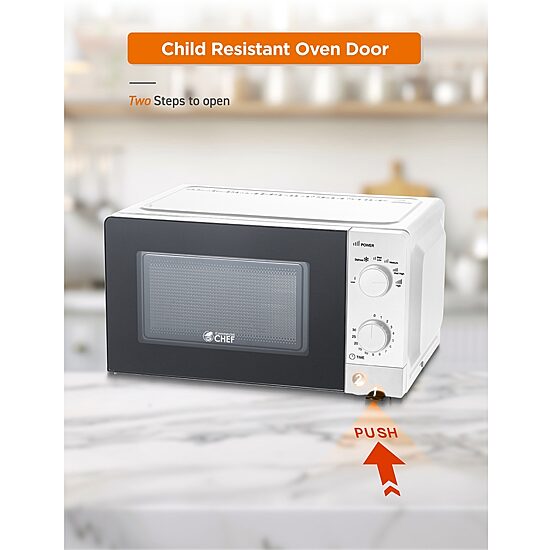 Commercial Chef 0.6-Cu. Ft. Countertop Microwave - White