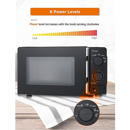 Commercial Chef 0.6-Cu. Ft. Countertop Microwave - Black