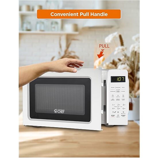 Commercial Chef 0.7-Cu. Ft. Countertop Microwave - White