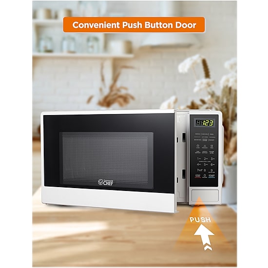 Commercial Chef 1.1-Cu. Ft. Countertop Microwave - White